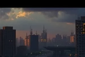 《潮汐表》纪实片封面，退潮后的滩涂与刻痕