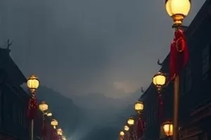 《雾港十二时》悬疑剧封面，夜色港口与灯塔剪影