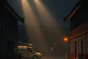 《盐场旧事》年代剧封面，盐田与旧木船